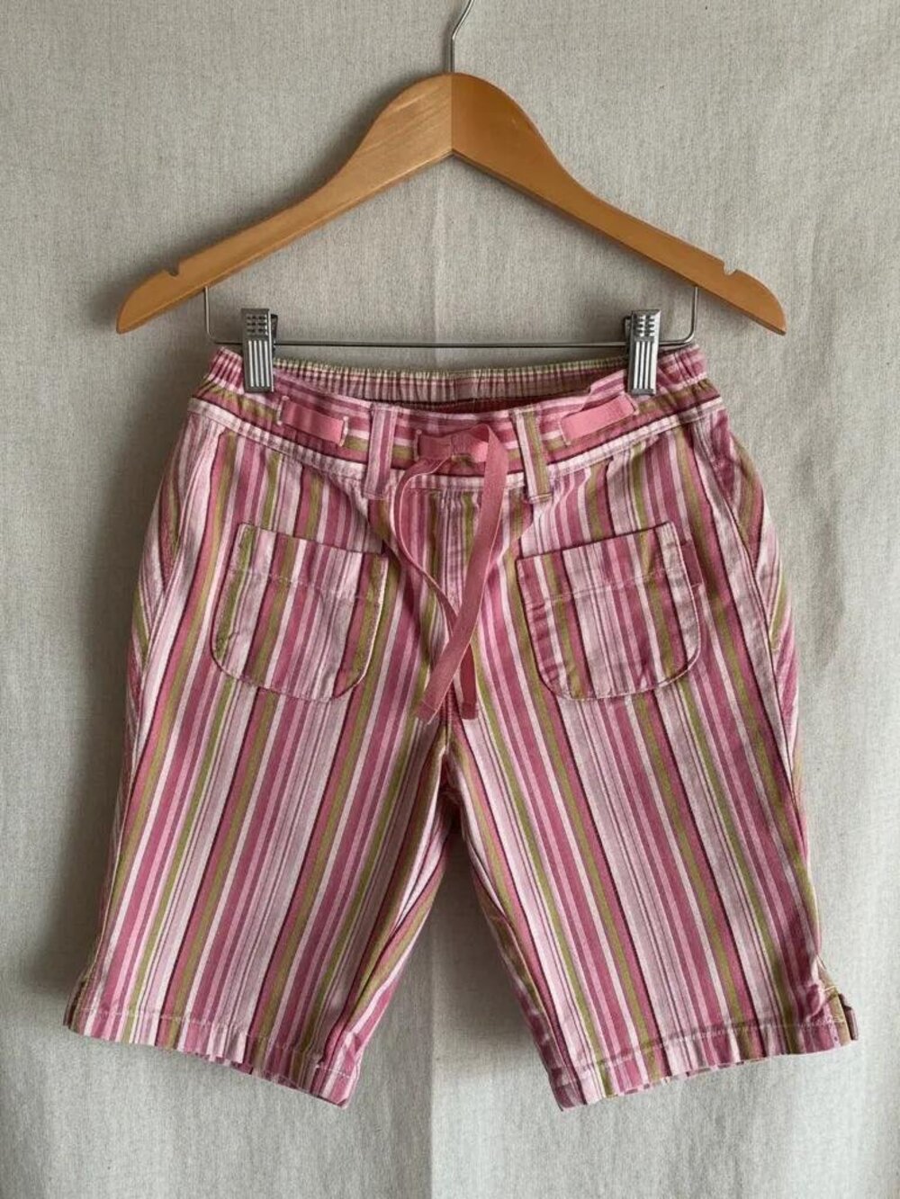Vintage Baby Gap Striped Cotton Shorts 12-18M